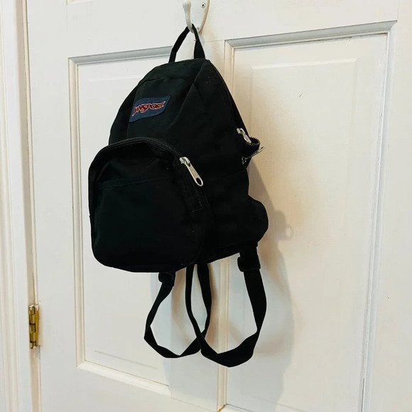 Jansport Mini Half Pint Black Zip Backpack Limited Edition main image 11